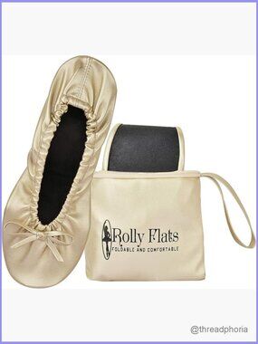 Foldable Ballet Flats – Portable Travel Shoes Fit in Purse